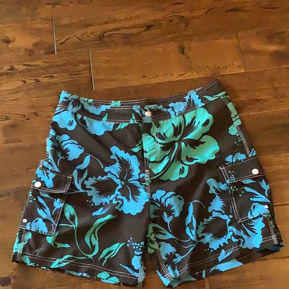 Board shorts. Cool length